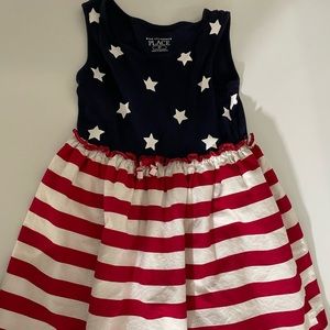 Red white & blue 3T dress